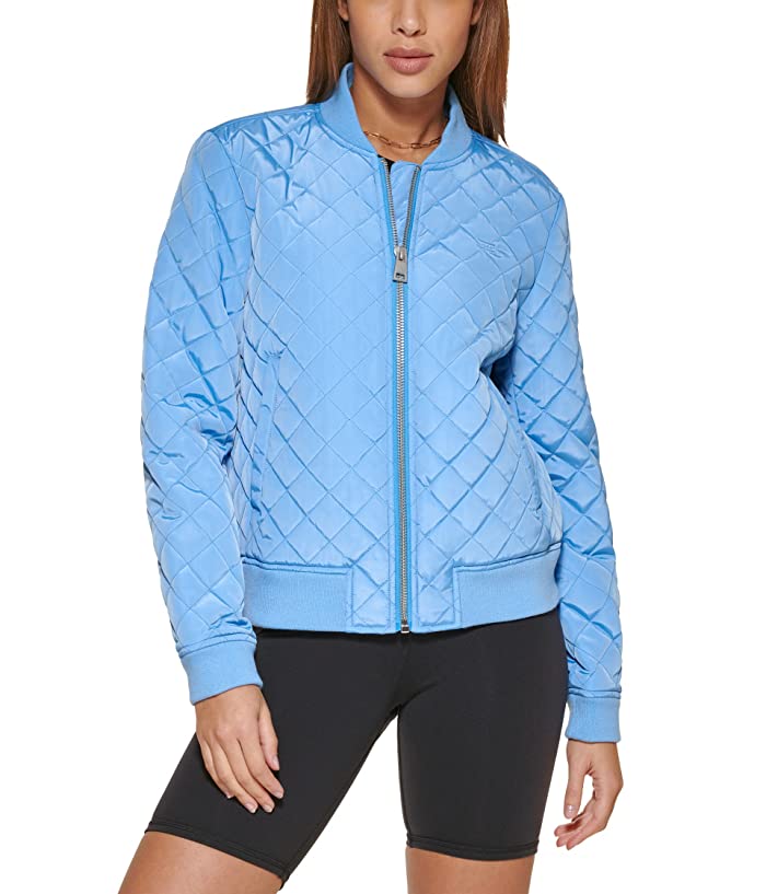 LEVI'S Womens Jackets M / Blue LEVI'S - Diamond Quilted Casual Bomber Jacket