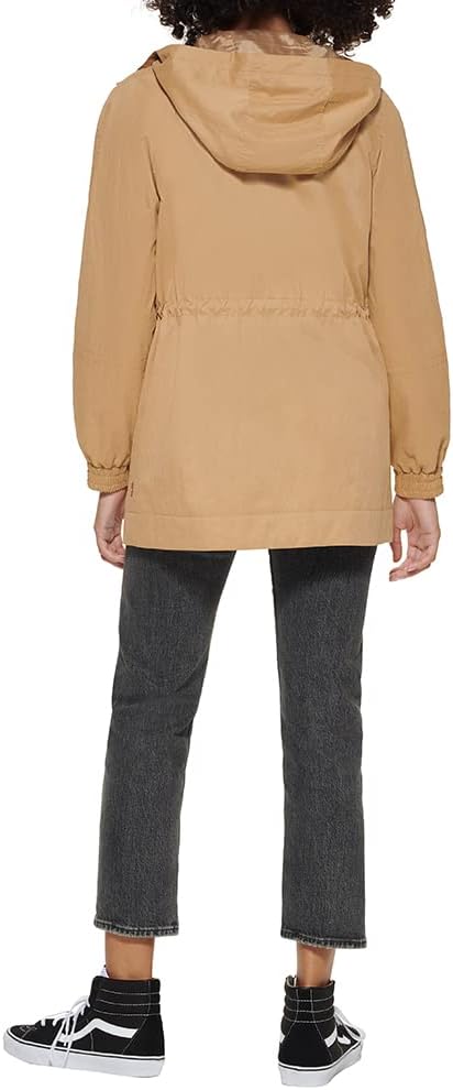 LEVI'S Womens Jackets M / Beige LEVI'S - Hooded Utility Jacket