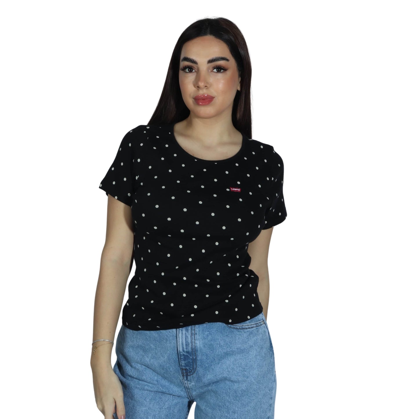 LEVI'S Womens Tops L / Black LEVI'S - Floral T-shirt