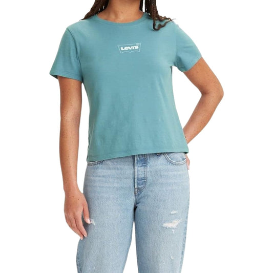 LEVI'S Womens Tops XL / Blue LEVI'S - Jordy Crew Neck Short Sleeve T-Shirt