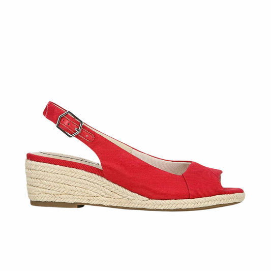 LIFESTRIDE Womens Shoes 38 / Red LIFESTRIDE - Socialite Wedge Sandal