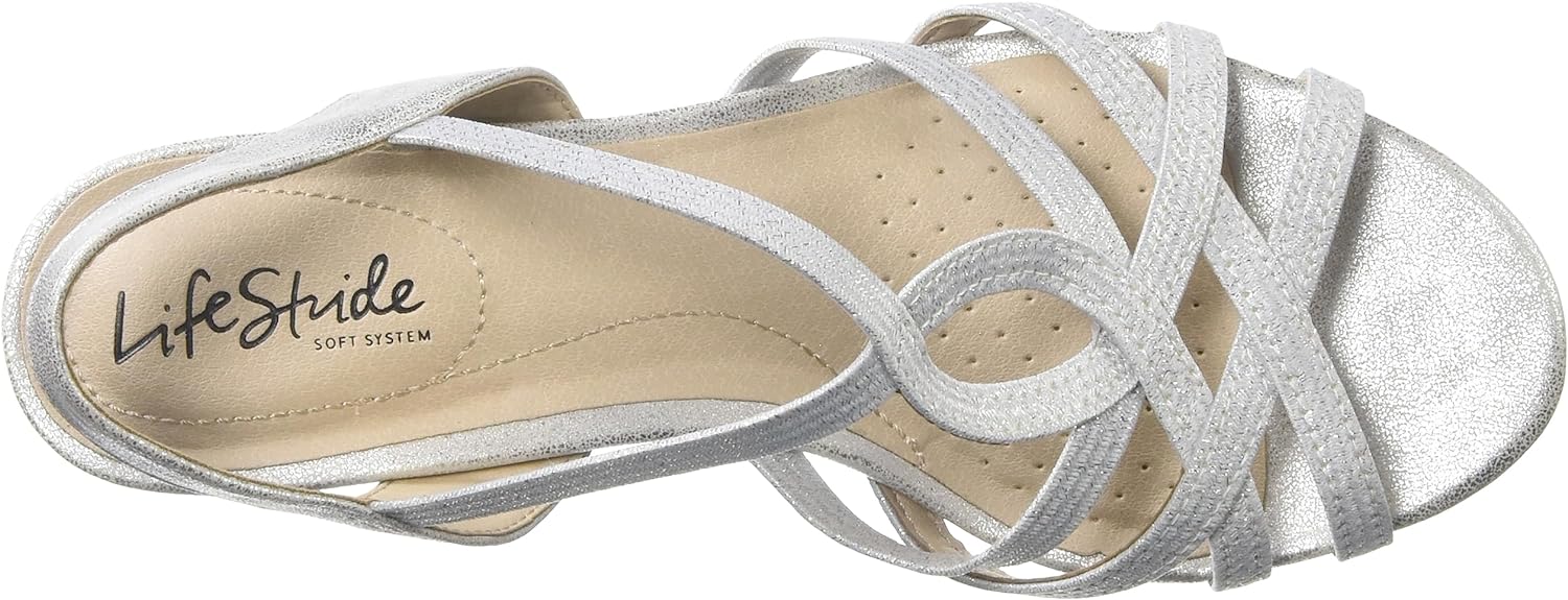 LIFESTRIDE Womens Shoes 40.5 / Silver LIFESTRIDE -  Yaya Sandals Shoes
