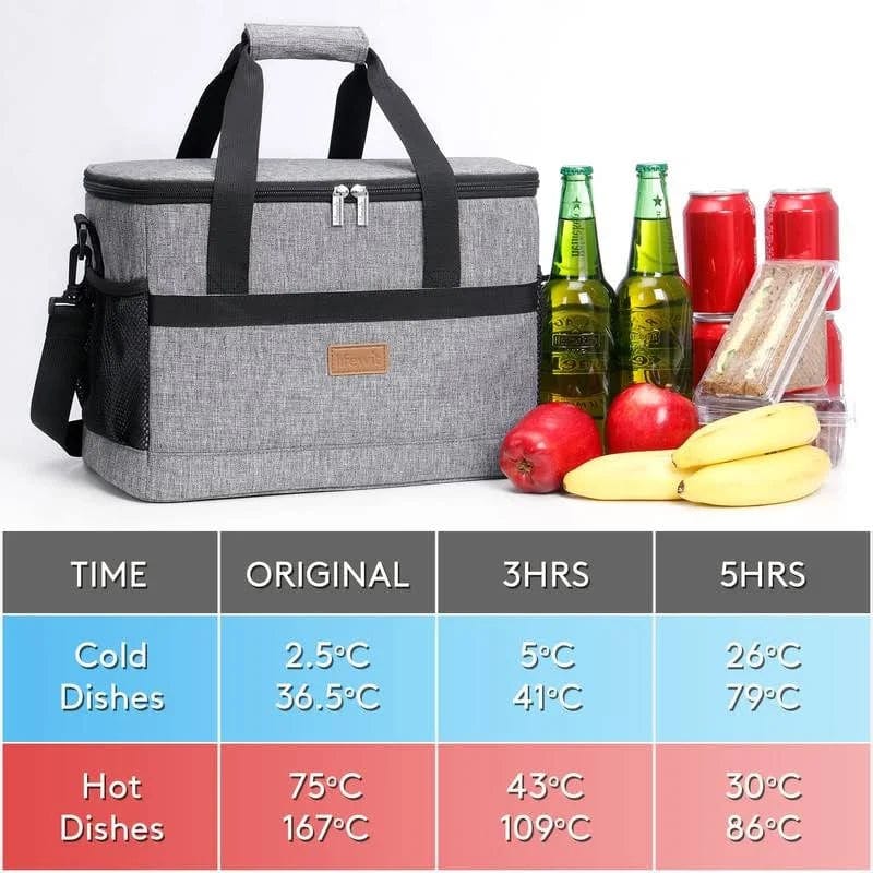 LIFEWIT Lunch Bag Grey LIFEWIT - Soft Cooler Bag