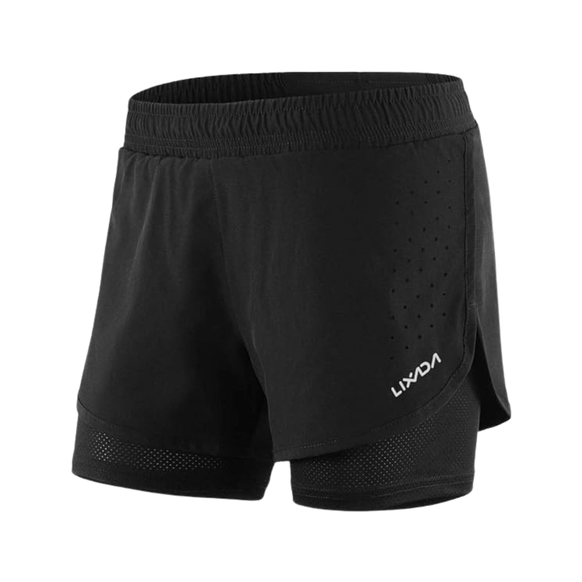 LIXADA Womens sports L / Black LIXADA - Running Shorts 2-in-1