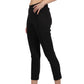 LIZ CLAIBORNE Womens Bottoms S / Black LIZ CLAIBORNE - Casual Pant Pointed