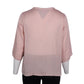 LIZ CLAIBORNE Womens Tops XXL / Pink LIZ CLAIBORNE - 3/4 Sleeve Blouse