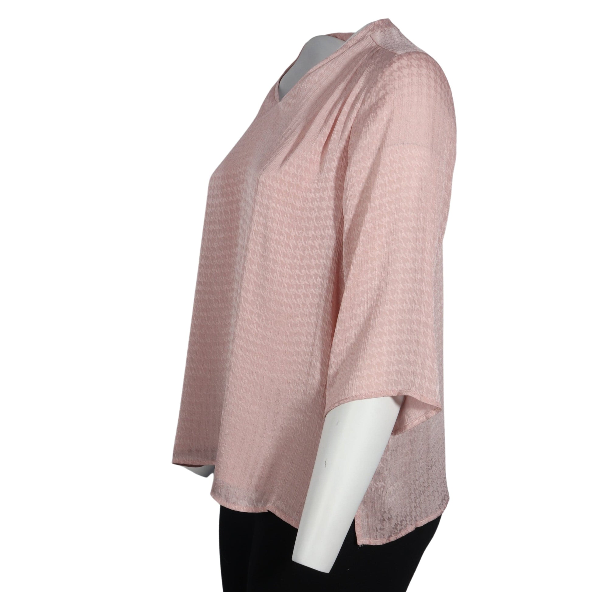 LIZ CLAIBORNE Womens Tops XXL / Pink LIZ CLAIBORNE - 3/4 Sleeve Blouse