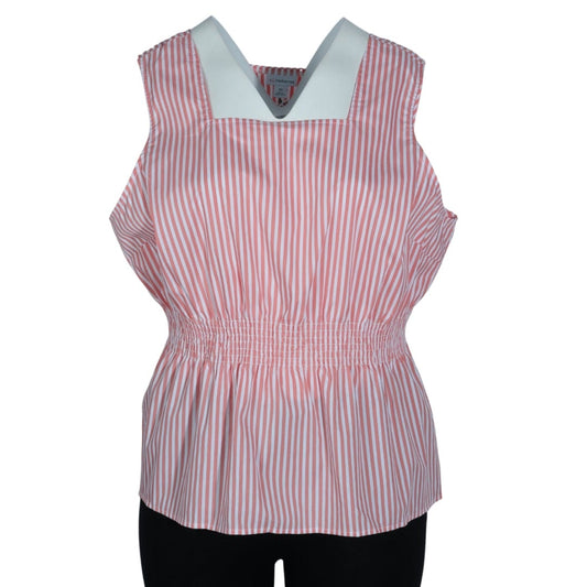 LIZ CLAIBORNE Womens Tops XXXL / Multi-Color LIZ CLAIBORNE - All Over Striped Smocked Waist Blouse