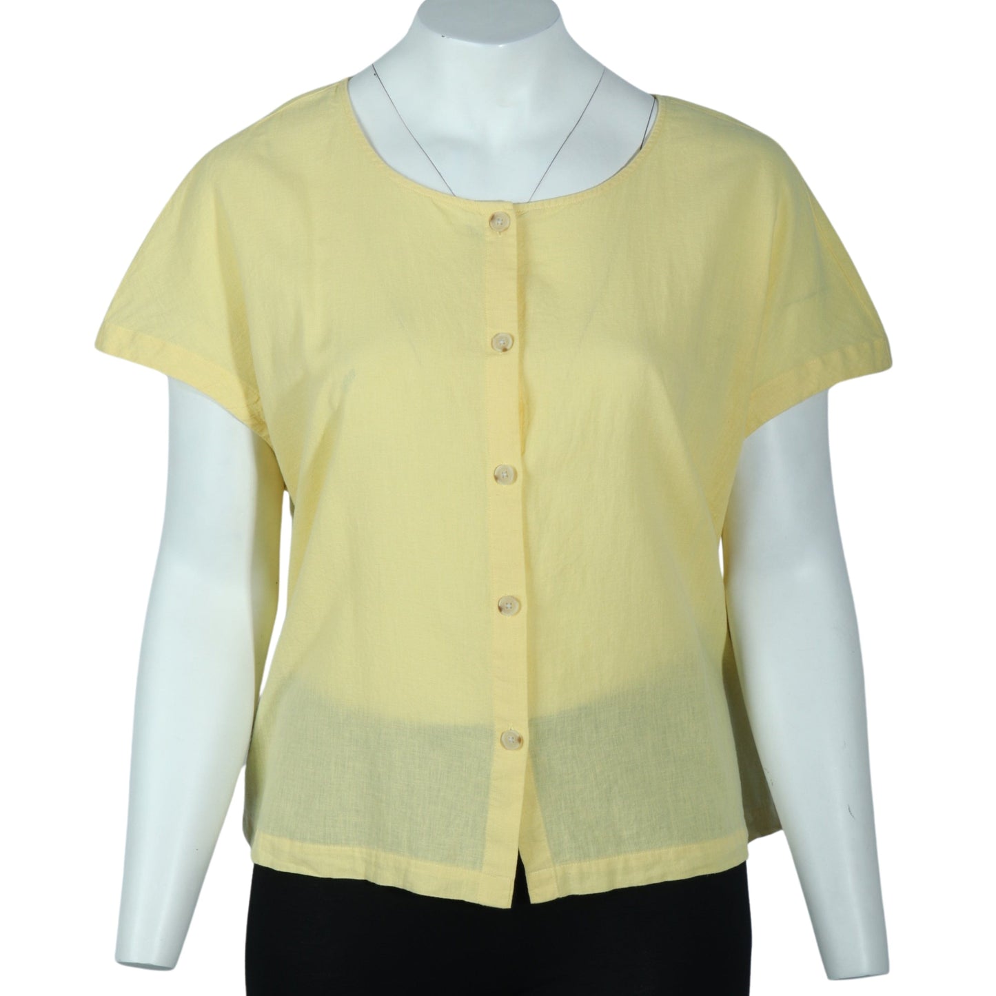 LIZ CLAIBORNE Womens Tops XXL / Yellow LIZ CLAIBORNE - Button Down Shirt