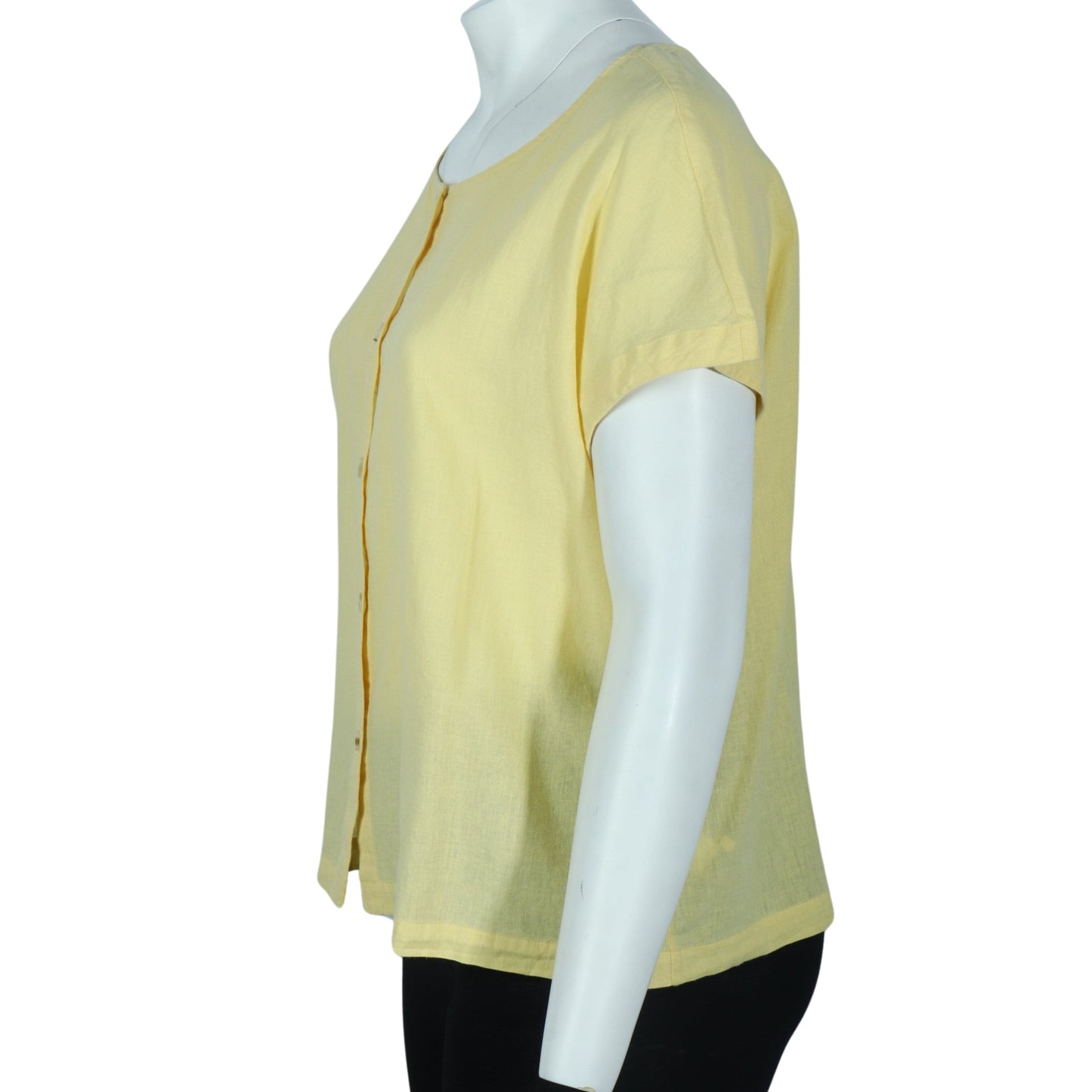 LIZ CLAIBORNE Womens Tops XXL / Yellow LIZ CLAIBORNE - Button Down Shirt