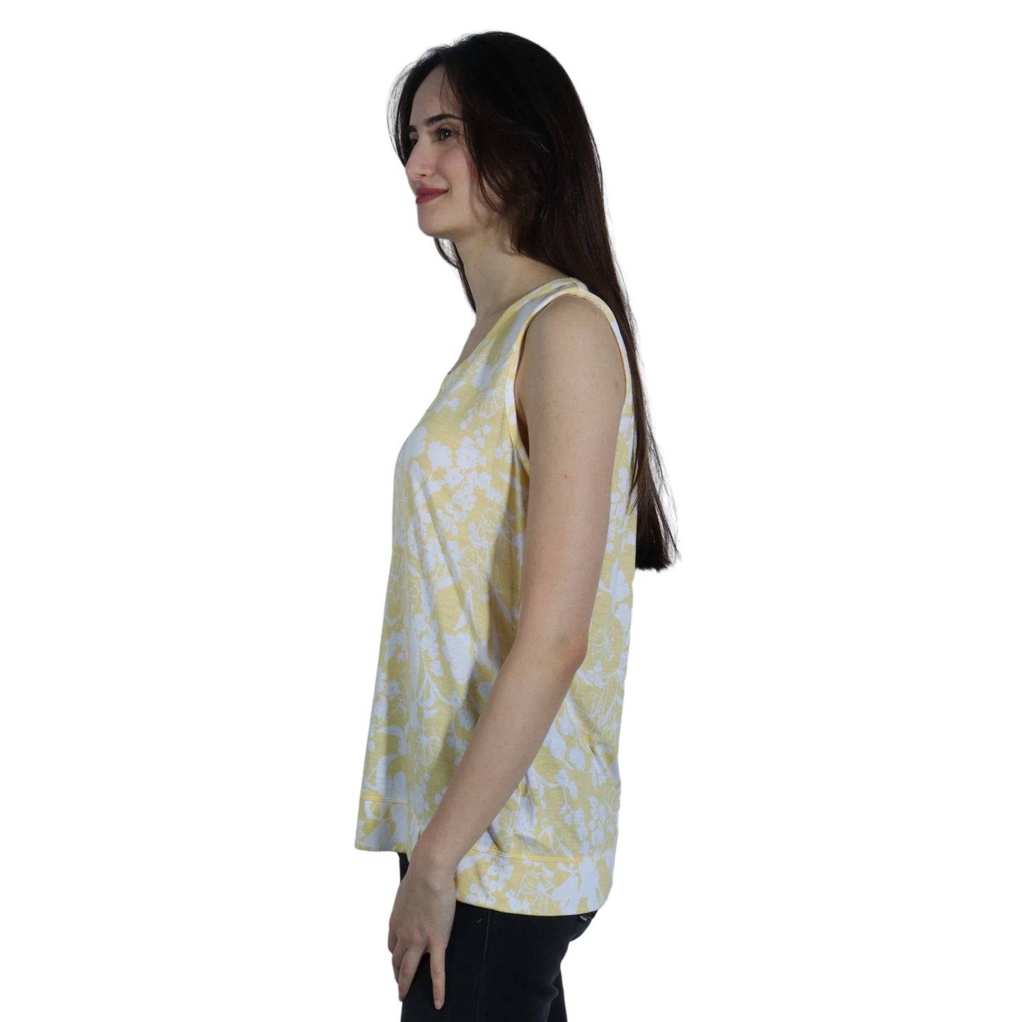 LIZ CLAIBORNE Womens Tops S / Multi-Color LIZ CLAIBORNE -  Floral Sleeveless Top