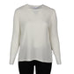 LIZ CLAIBORNE Womens Tops XL / White LIZ CLAIBORNE -  Langarm Long-Sleeved Sweater