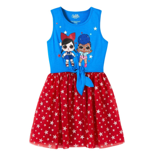 LOL SURPRISE Girls Dress S / Multi-Color LOL SURPRISE - KIDS -  Americana a-Line Dress