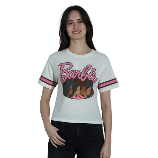 LOVE TRIBE Womens Tops S / Off-White LOVE TRIBE - Barbie T-Shirt