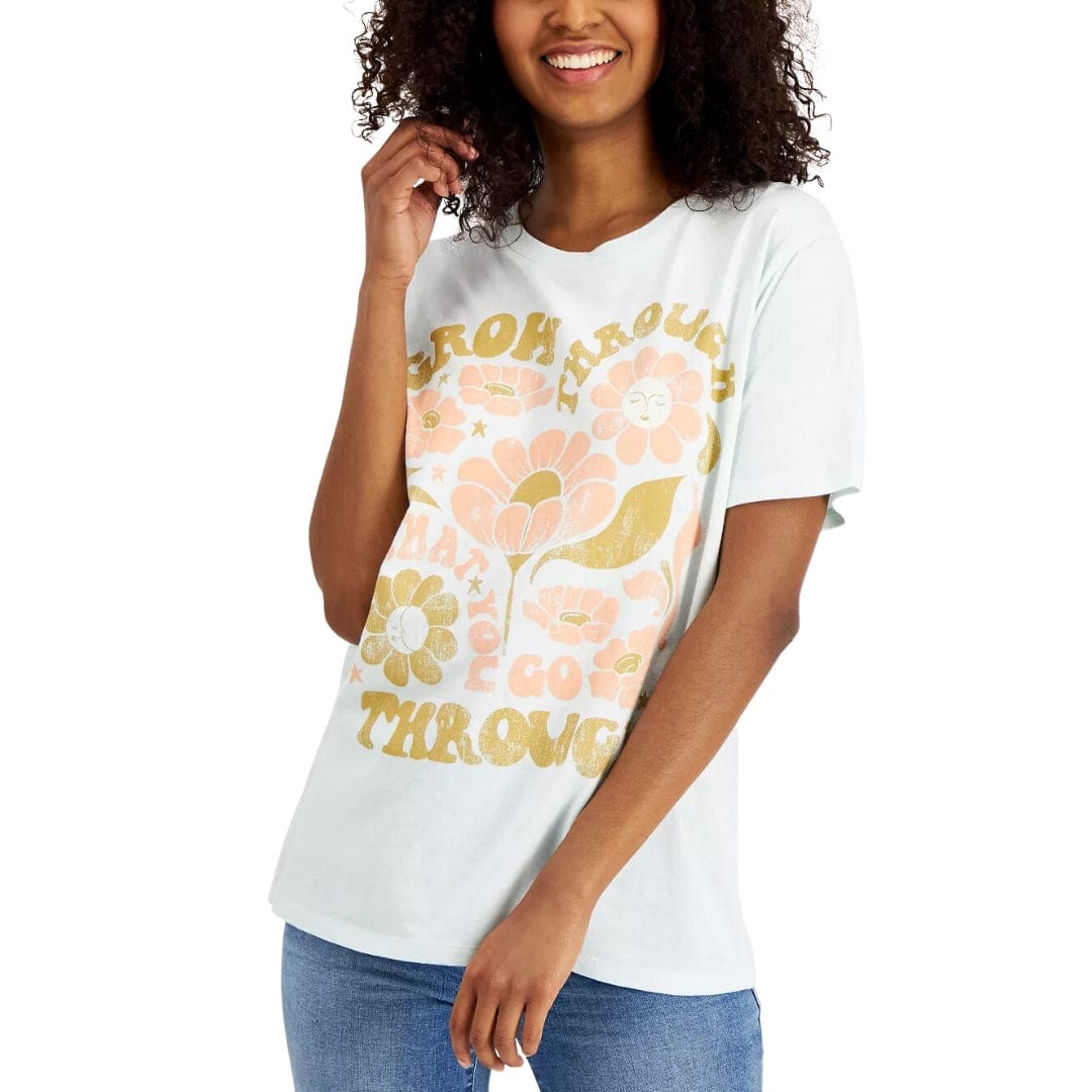 LOVE TRIBE Womens Tops S / Multi-Color LOVE TRIBE - Floral Graphic T-Shirt