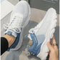 SHEIN -  Colorblock Letter Graphic Lace-Up Front Sneakers Shoes