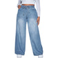 SHEIN - Drawstring Waist Wide Leg Jeans