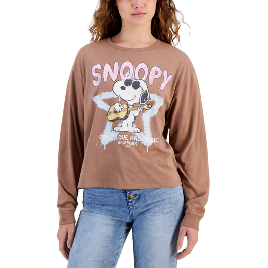 PEANUTS - Snoopy Long-Sleeve Blouse