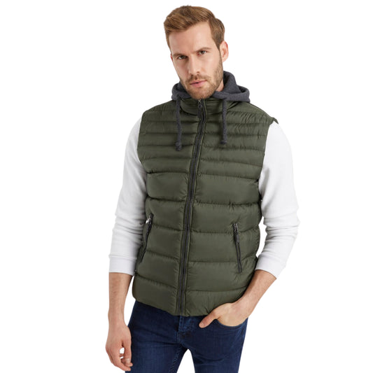 DYNAMO - hooded puffer vest