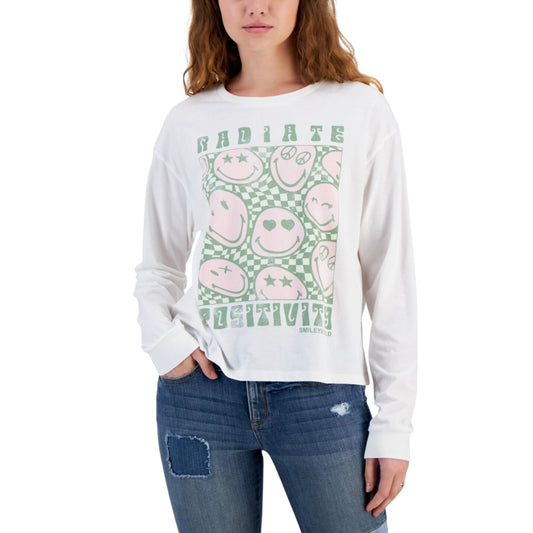 SMILEY WORLD - Positivity Long-Sleeve Blouse