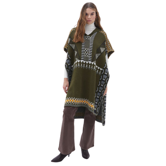 OXXO -  Soft Texture Oversize Poncho