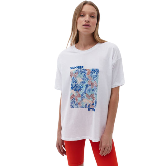 OXXO -  Oversized Cotton T-Shirt