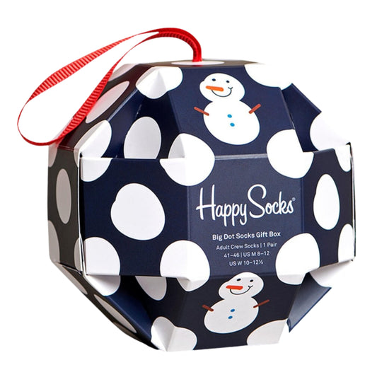 HAPPY SOCKS -  Big Dot Snowman Crew Socks Gift Box