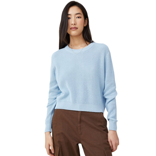 COTTON ON - Everyday Rib Crop Pull Over Sweater