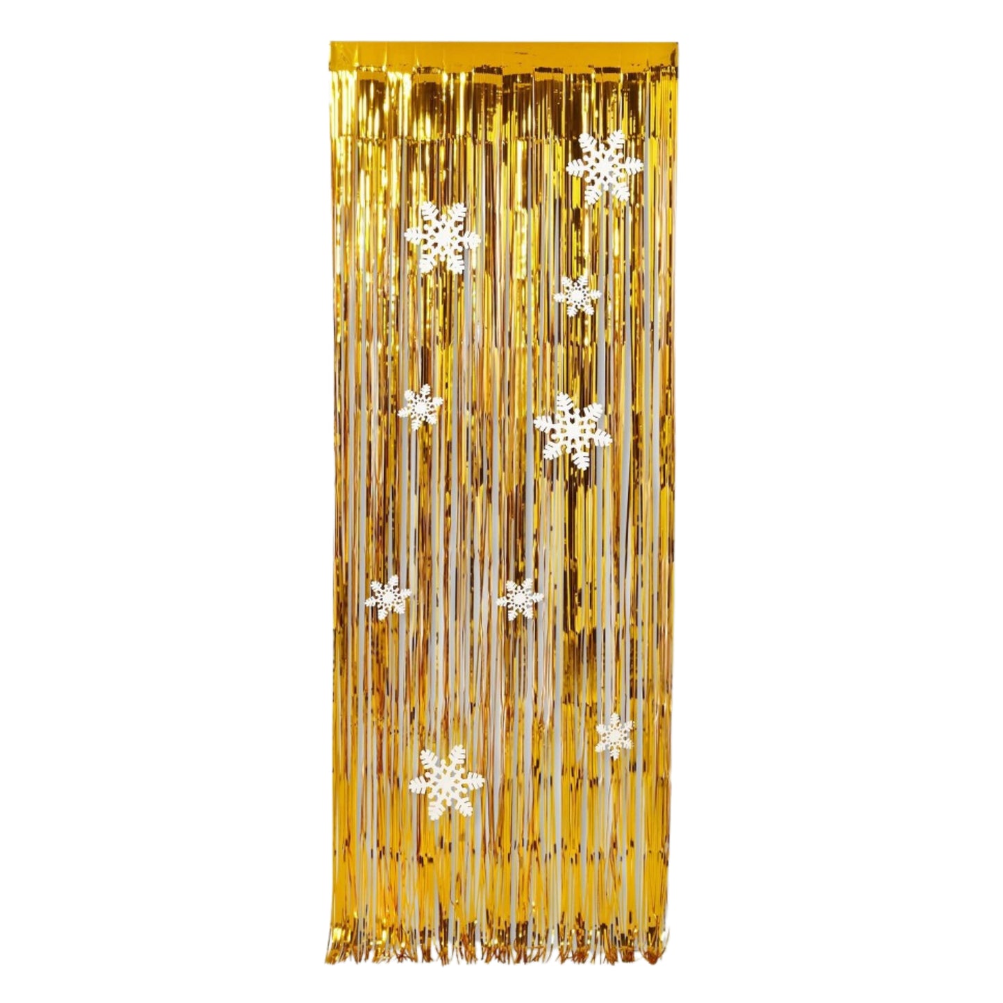 WONDERSHOP - Gold Snowflake Fringe Decorative Christmas Banner