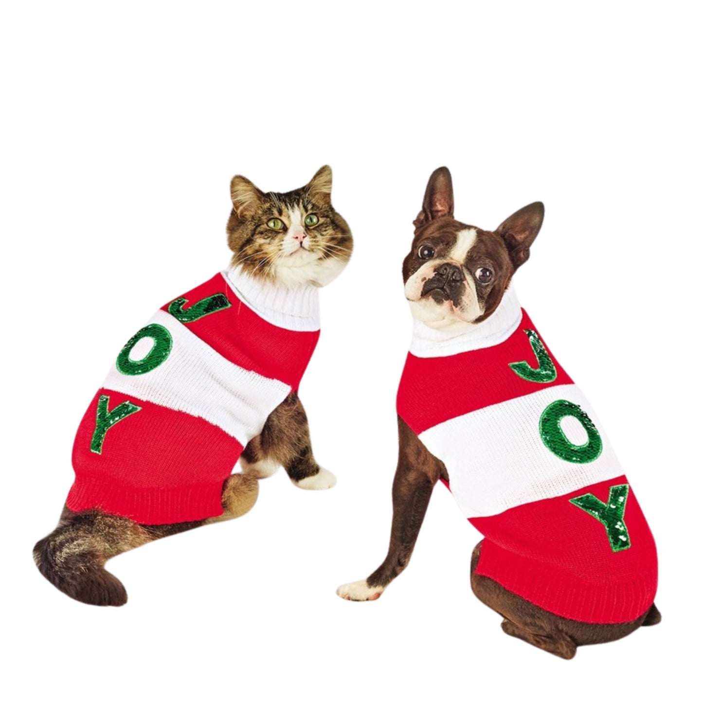 WONDERSHOP - Flip Sequin Joy Dog and Cat Sweater