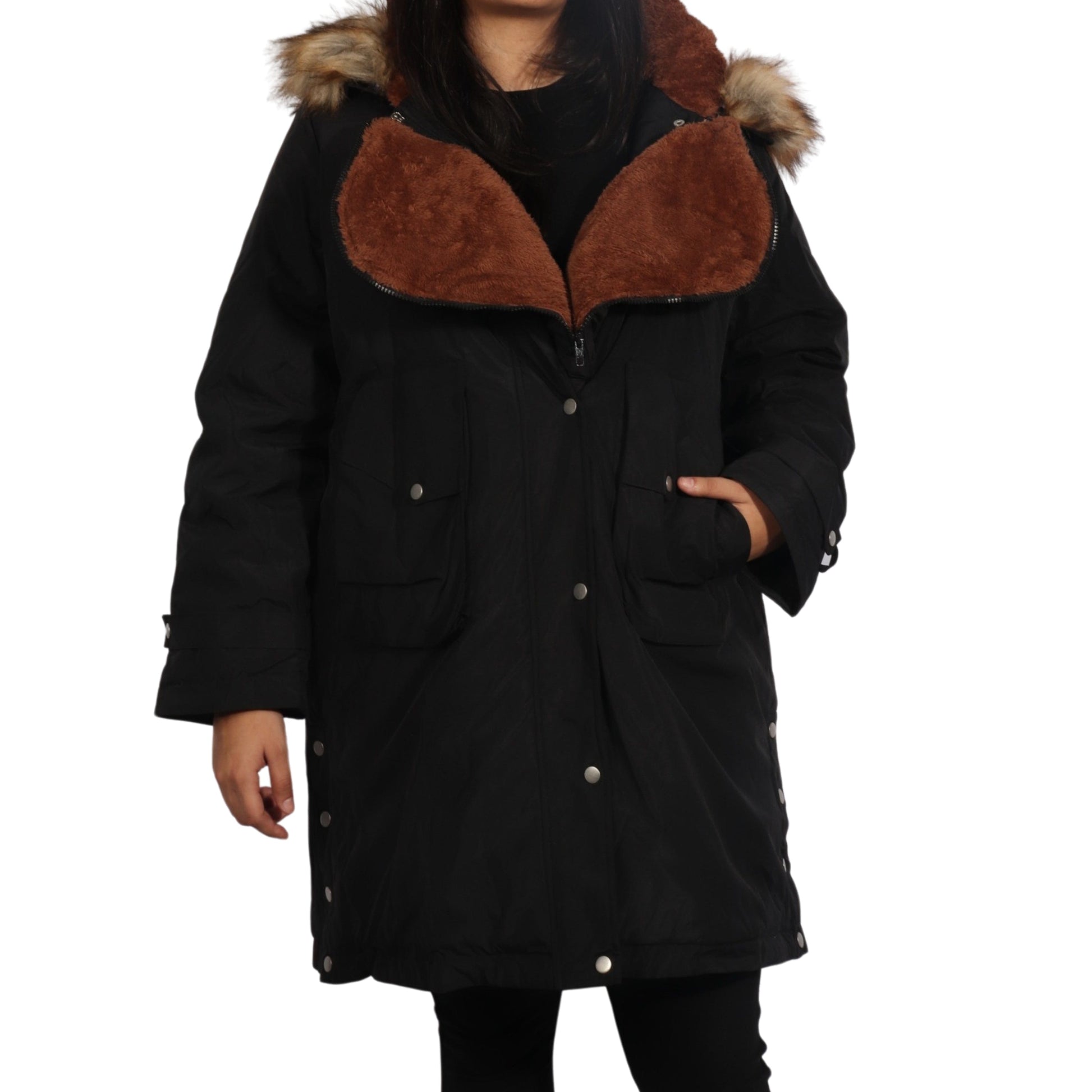 MAACIE Womens Jackets MAACIE - Mid-length hooded parka