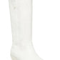 MADDEN GIRL Womens Shoes 37 / White MADDEN GIRL - Redford Faux Leather Knee-High Cowboy