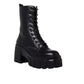 MADDEN GIRL Womens Shoes 41 / Black MADDEN GIRL - Zipper Chunky Combat & Lace-up Boots