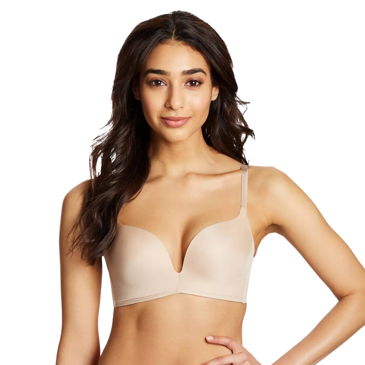 MAIDENFORM Womens Underwear MAIDENFORM - Self Expressions Women's Wireless Push up Bra in Paris Nude