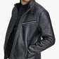 MARC NEW YORK Mens Jackets XXL / Black MARC NEW YORK - Faux-Leather Full-Zip Moto Jacket