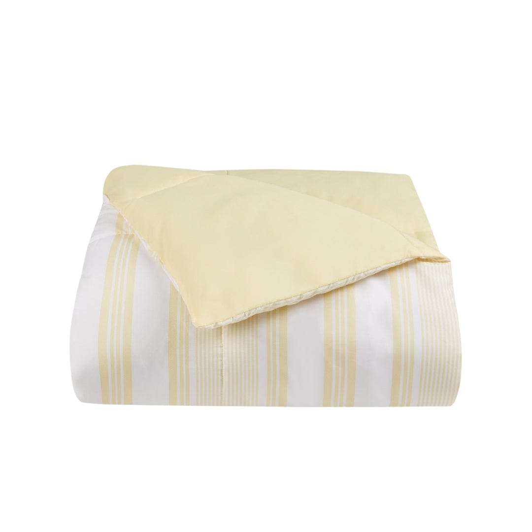 MARTHA STEWART Comforter/Quilt/Duvet Full/Queen / Yellow MARTHA STEWART- Down Alternative Plaid Reversible Comforter