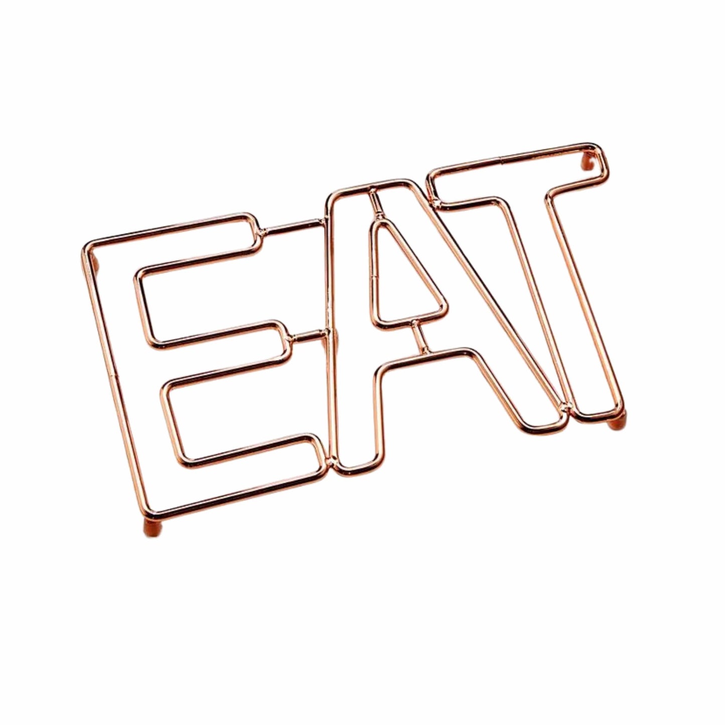 MARTHA STEWART Kitchenware Pink MARTHA STEWART - Copper Eat Trivet