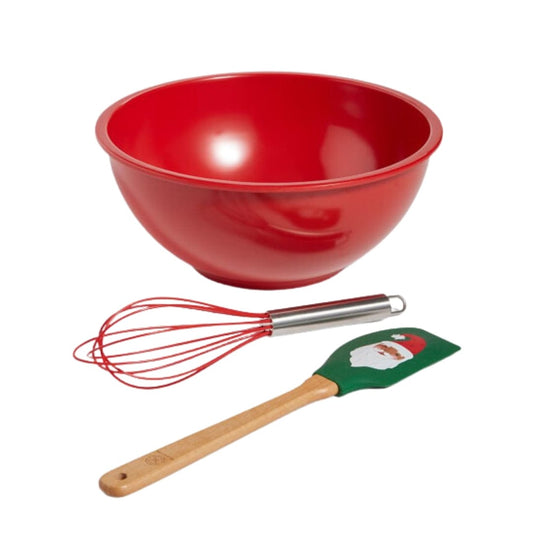 MARTHA STEWART Kitchenware Red MARTHA STEWART - Holiday Mixing Bowl & Utensil Set