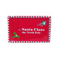 MARTHA STEWART Kitchenware Red MARTHA STEWART - Letter To Santa Plate