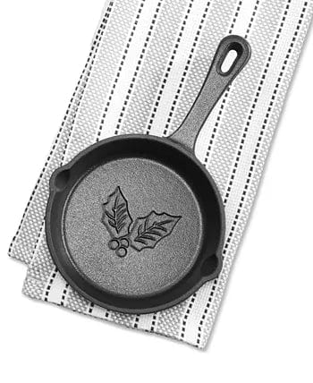 MARTHA STEWART Kitchenware Black MARTHA STEWART - Mini Holly Cast Iron Pan