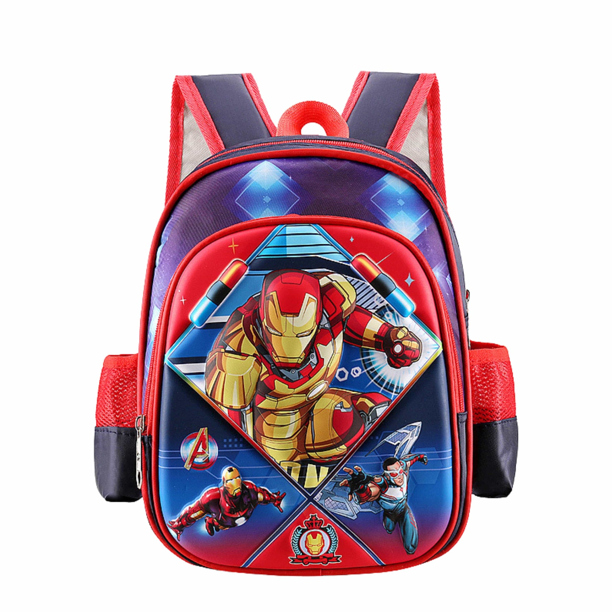 MARVEL School Bags Black MARVEL - 3D image Iron man school backpack