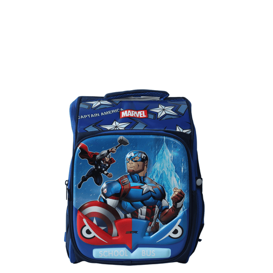 MARVEL School Bags Blue MARVEL - Captain america super hero school bag