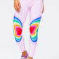 MCY Womens sports XL / pink MCY - Terez Psychedelic Butterfly Duoknit Leggings