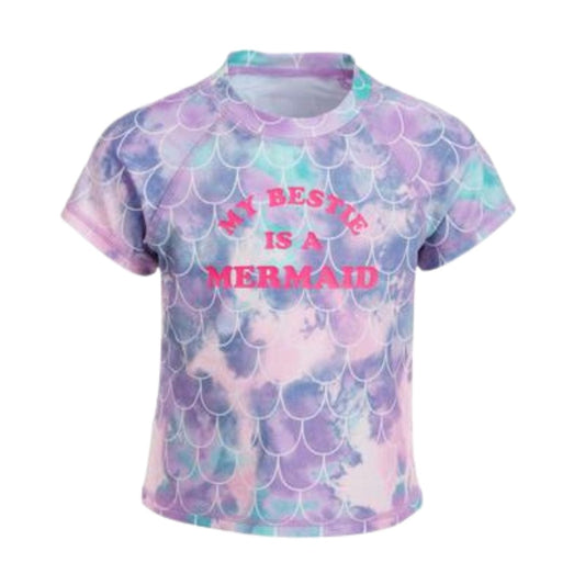 MIKEN MERMAIDS Baby Girl 2 Years / Multi-Color MIKEN MERMAIDS - Baby - My Bestie Is A Mermaid Rashguard