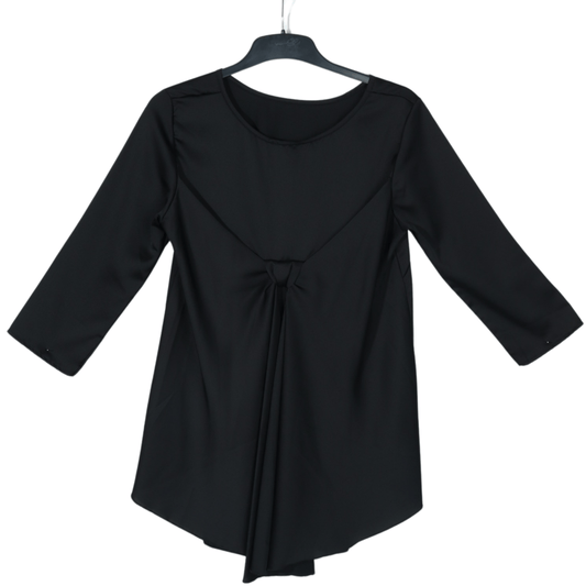 MIMOSA Womens Tops M / Black MIMOSA - long sleeve bow back blouse