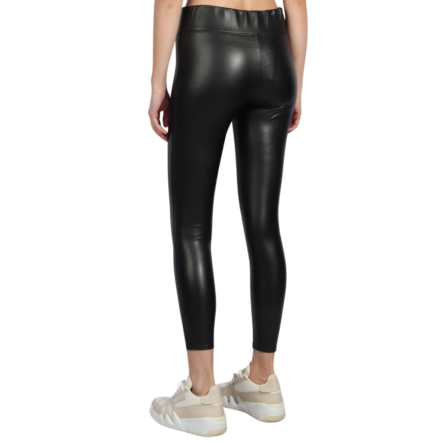 MIXIT Womens Bottoms S / Black MIXIT - High Waist Faux Leather Skinny Pants