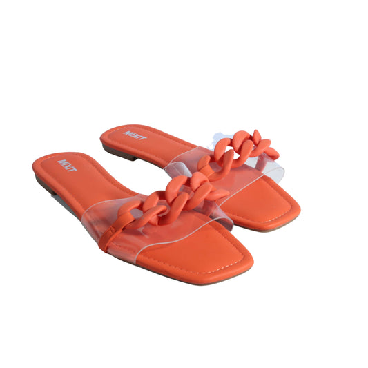 MIXIT Womens Shoes 41 / Orange MIXIT - Square Toe Slipper