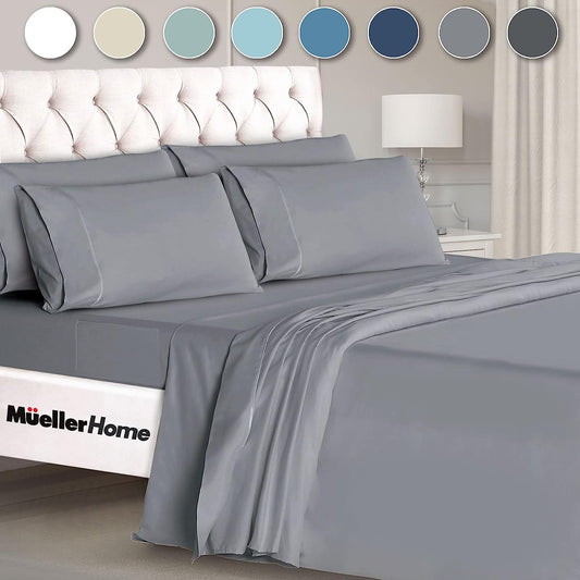 MUELLER Sheet Sets King / Gray MUELLER - Ultra temp Bed Sheets Set