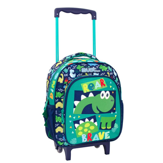 MUST School Bags Multi-Color MUST - Dino Roar Trolley 2 Cases
