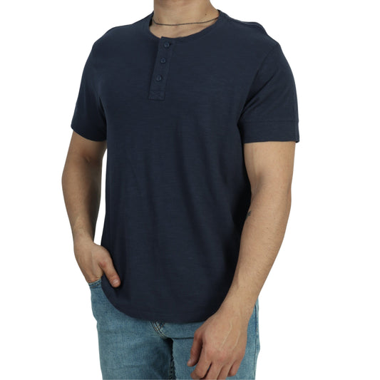 MUTUAL WAVE Mens Tops M / Navy MUTUAL WAVE - Short Sleeve T-Shirt